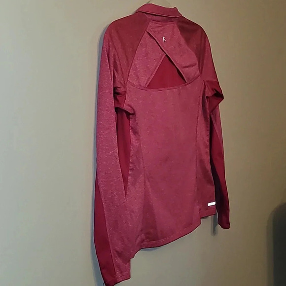 Women's size 8/10 medium Danskin Now COACH active wear long sleeve hot pink top - Picture 7 of 10